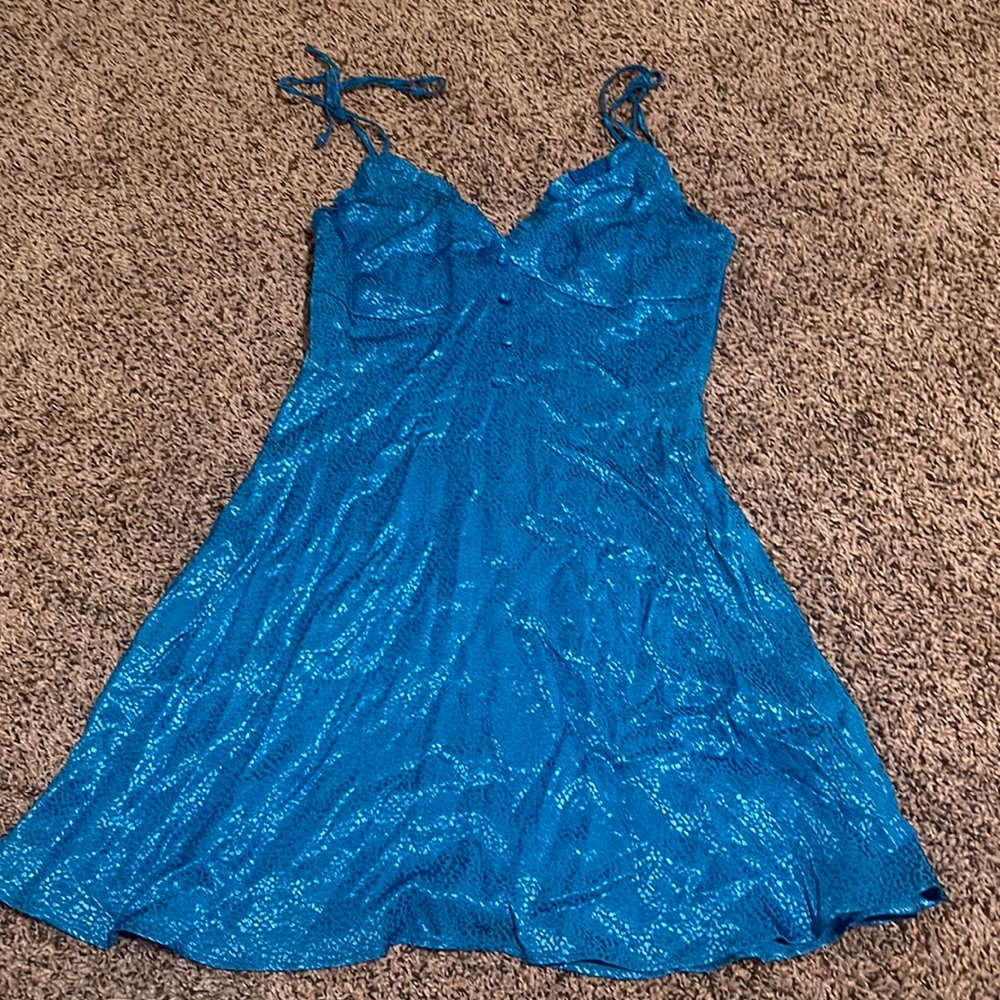 🫐Zara Satin Effect Dress - Picture 3 of 7